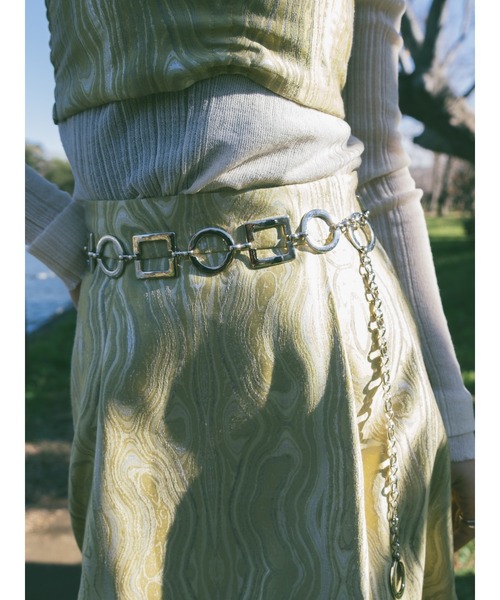SYKIA（シキア）の「Geometric Chain Belt（ベルト）」 - WEAR
