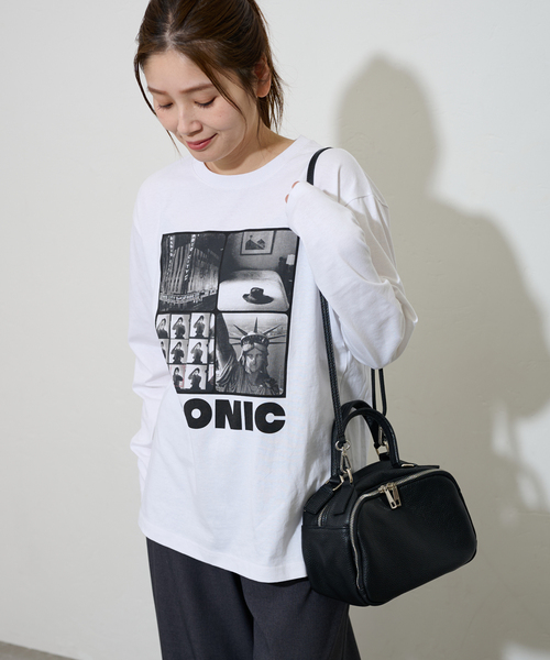 JOURNAL STANDARD（ジャーナルスタンダード）の「LIFE ロンT（Tシャツ/カットソー・レディース・ホワイト/ベージュ・FREE）」の9枚目の写真