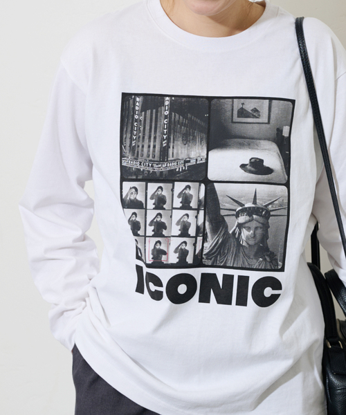 JOURNAL STANDARD（ジャーナルスタンダード）の「LIFE ロンT（Tシャツ/カットソー・レディース・ホワイト/ベージュ・FREE）」の11枚目の写真