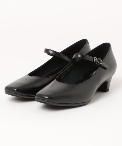 卑弥呼（ヒミコ）の「【Made in Japan】【卑弥呼】3.5cmヒールストラップ付ブラックパンプス/600005（パンプス・レディース・ブラック・21.5cm/22.0cm/22.5cm/23.0cm/23.5cm/24.0cm/24.5cm/25.0cm/25.5cm/26.0cm/26.5cm）」の7枚目の写真