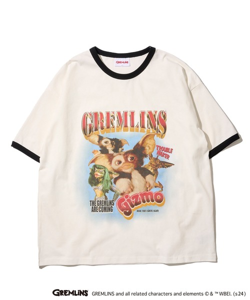 ADPOSION(アドポーション)の「【GREMLINS / グレムリン】ヴィンテージヒップホップ風フォトプリントTシャツ(Tシャツ/カットソー・メンズ・チャコールグレー/ホワイト×ブラック/ブラック/ホワイト・MEDIUM/LARGE/X-LARGE)」の9枚目の写真