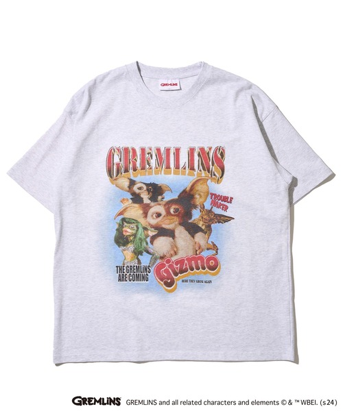 ADPOSION(アドポーション)の「【GREMLINS / グレムリン】ヴィンテージヒップホップ風フォトプリントTシャツ(Tシャツ/カットソー・メンズ・チャコールグレー/ホワイト×ブラック/ブラック/ホワイト・MEDIUM/LARGE/X-LARGE)」の7枚目の写真