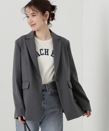 N.(N. Natural Beauty Basic) | ◆シングルブレストデザインテーラードジャケット(テーラードジャケット)