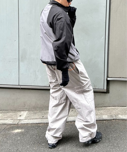 【KOOKY'N/クーキー】BRONX切り替えナイロンスタンドジャケットFグレー WHO'S WHO gallery（フーズフーギャラリー）の「【KOOKY'N
