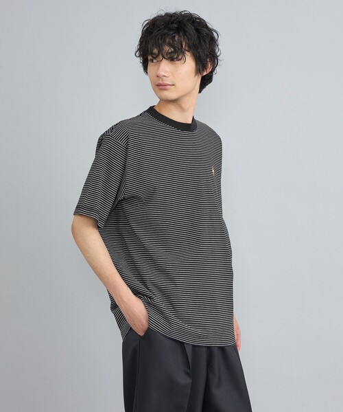 coen(コーエン)の「USAコットンワンポイントベア刺繍Tシャツ(Tシャツ/カットソー・メンズ・ブラック/その他1/その他2/ホワイト・S/M/L/XL)」の9枚目の写真