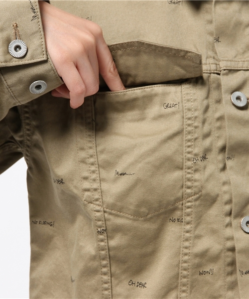 JOURNAL STANDARD(ジャーナルスタンダード)の「プリントウェポン ショートGジャン#(ブルゾン・レディース・ベージュ・FREE)」の8枚目の写真