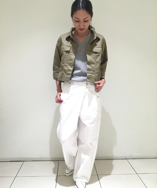 JOURNAL STANDARD(ジャーナルスタンダード)の「プリントウェポン ショートGジャン#(ブルゾン・レディース・ベージュ・FREE)」の11枚目の写真