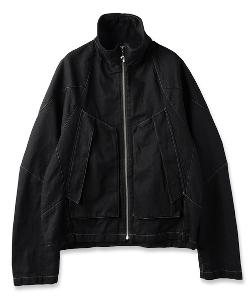 d*9様 jieda DRAPING CHINO ZIP JACKET JieDa (ジエダ) DRAPING CHINO ZIP JACKET（GRAY） s.t.c｜洋服・小物