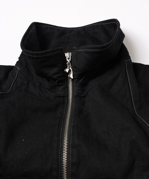DENIM DRAPING JACKET
