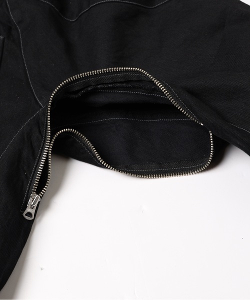 DENIM DRAPING JACKET