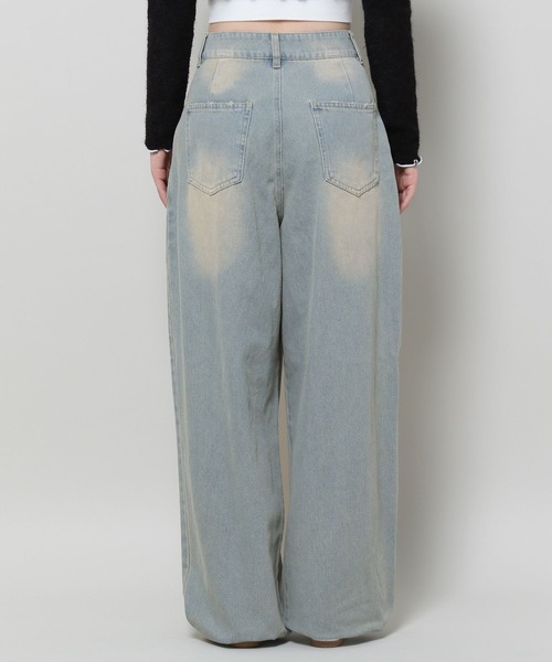 3.3 Field Trip （3.3フィールドトリップ）の「3.3 Field Trip／カーブデニムパンツ 2103089（デニムパンツ・レディース・ブルー/ブラック・MEDIUM/LARGE）」の3枚目の写真