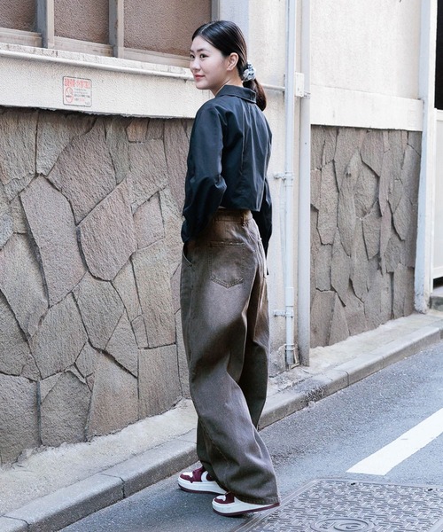 3.3 Field Trip （3.3フィールドトリップ）の「3.3 Field Trip／カーブデニムパンツ 2103089（デニムパンツ・レディース・ブルー/ブラック・MEDIUM/LARGE）」の18枚目の写真