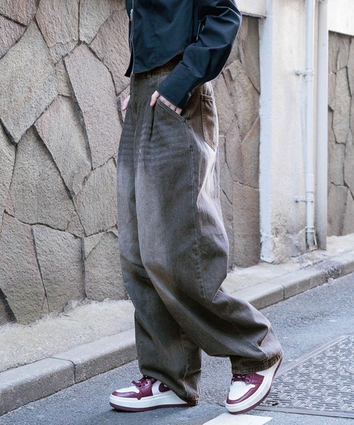 3.3 Field Trip （3.3フィールドトリップ）の「3.3 Field Trip／カーブデニムパンツ 2103089（デニムパンツ・レディース・ブルー/ブラック・MEDIUM/LARGE）」の21枚目の写真