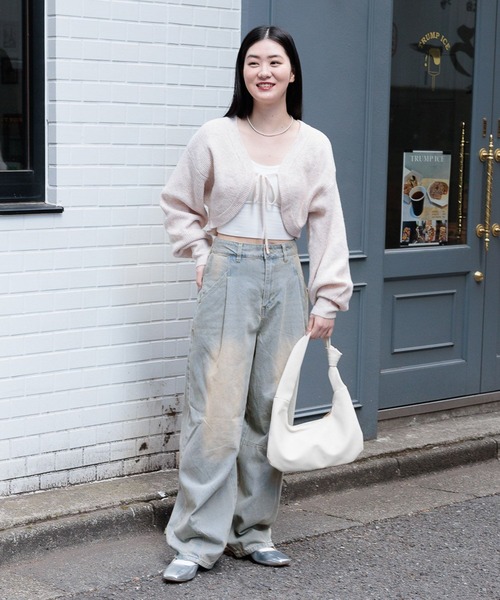 3.3 Field Trip （3.3フィールドトリップ）の「3.3 Field Trip／カーブデニムパンツ 2103089（デニムパンツ・レディース・ブルー/ブラック・MEDIUM/LARGE）」の11枚目の写真