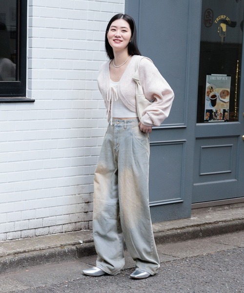 3.3 Field Trip （3.3フィールドトリップ）の「3.3 Field Trip／カーブデニムパンツ 2103089（デニムパンツ・レディース・ブルー/ブラック・MEDIUM/LARGE）」の12枚目の写真