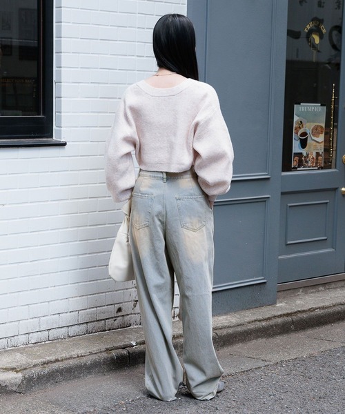 3.3 Field Trip （3.3フィールドトリップ）の「3.3 Field Trip／カーブデニムパンツ 2103089（デニムパンツ・レディース・ブルー/ブラック・MEDIUM/LARGE）」の14枚目の写真