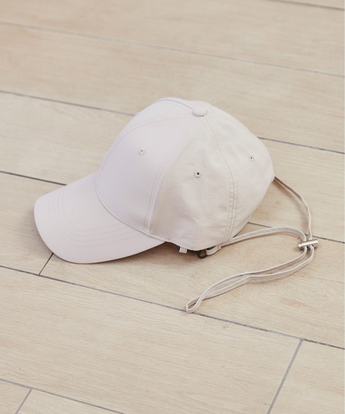 ANGIE（アンジー）の「ナイロンCAP（キャップ・レディース・ブラック/ベージュ/ライトグレー・FREE）」の5枚目の写真