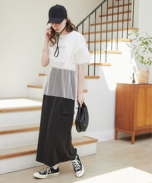 ANGIE（アンジー）の「ナイロンCAP（キャップ・レディース・ブラック/ベージュ/ライトグレー・FREE）」の10枚目の写真