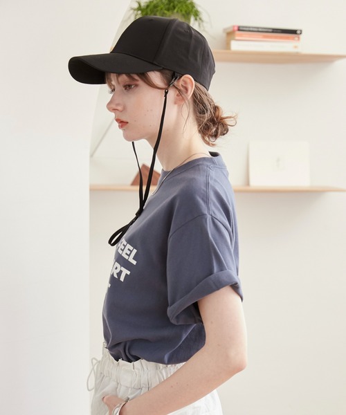 ANGIE（アンジー）の「ナイロンCAP（キャップ・レディース・ブラック/ベージュ/ライトグレー・FREE）」の18枚目の写真