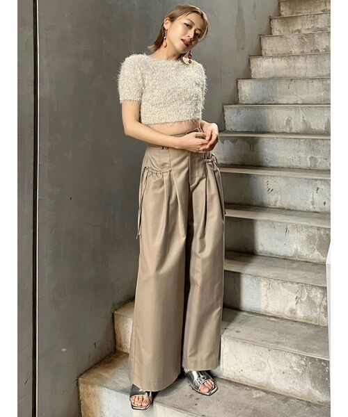 MURUA（ムルーア）の「ラメシャギーコンパクトニット（ニット/セーター・レディース・アイボリー/グレー/ブルー/ライトグリーン・FREE）」の19枚目の写真