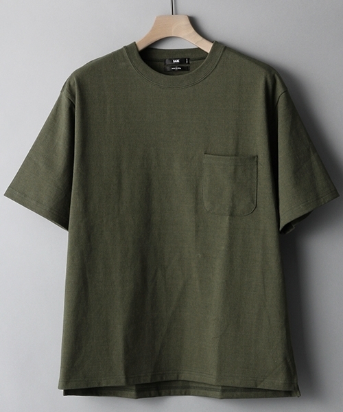 HARE（ハレ）の「ヘビーオンスポケットTEE(HARE)（Tシャツ/カットソー・メンズ・オフホワイト/ブラック/カーキ・MEDIUM/SMALL）」の3枚目の写真