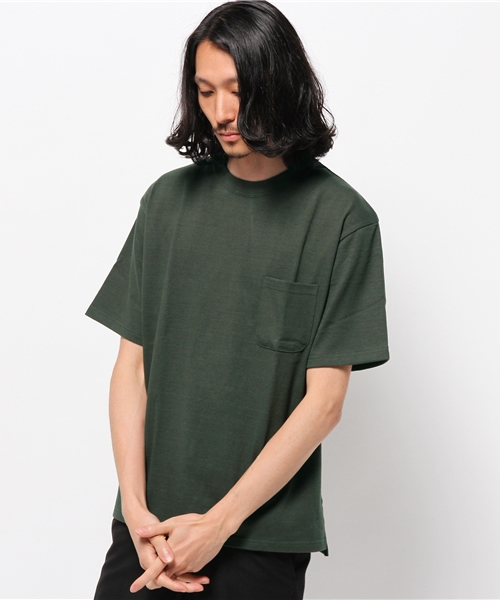 HARE（ハレ）の「ヘビーオンスポケットTEE(HARE)（Tシャツ/カットソー・メンズ・オフホワイト/ブラック/カーキ・MEDIUM/SMALL）」の6枚目の写真