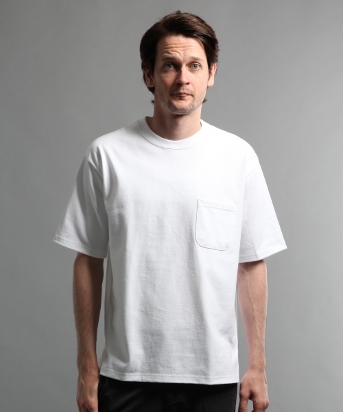 HARE（ハレ）の「ヘビーオンスポケットTEE(HARE)（Tシャツ/カットソー・メンズ・オフホワイト/ブラック/カーキ・MEDIUM/SMALL）」の11枚目の写真