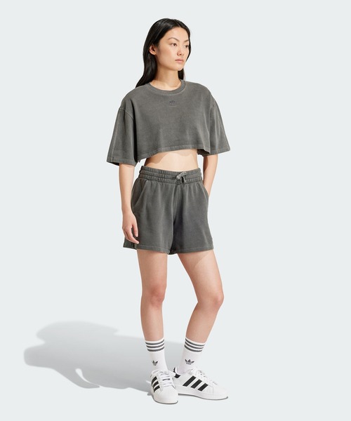adidas(アディダス)の「エッセンシャルズ プラス ショーツ / アディダスオリジナルス adidas Originals(その他パンツ・レディース・ブラック・XX-LARGE/X-SMALL/SMALL/MEDIUM/LARGE/X-LARGE)」の5枚目の写真