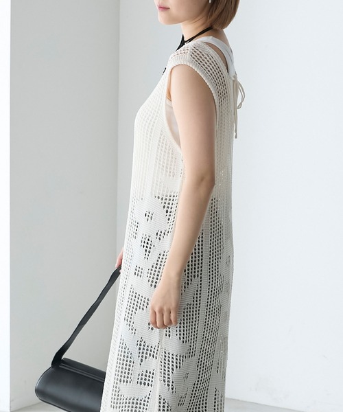 ZARA クロシェ編みフラワーワンピース　s ZARA クロシェ編みフラワーワンピース s