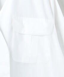 美品 ROKU ロク 2,4万 Vネックのブラウス ホワイト アローズ U153 6 (ROKU) - 【6(ROKU)】コットンジャガード Vネック 5SLEEVE