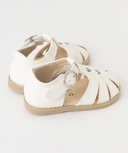 petit main（プティマイン）の「ハートサンダル（サンダル・キッズ・オフホワイト/ピンク/シルバー・14cm/13cm/17cm/16cm/15cm）」の4枚目の写真