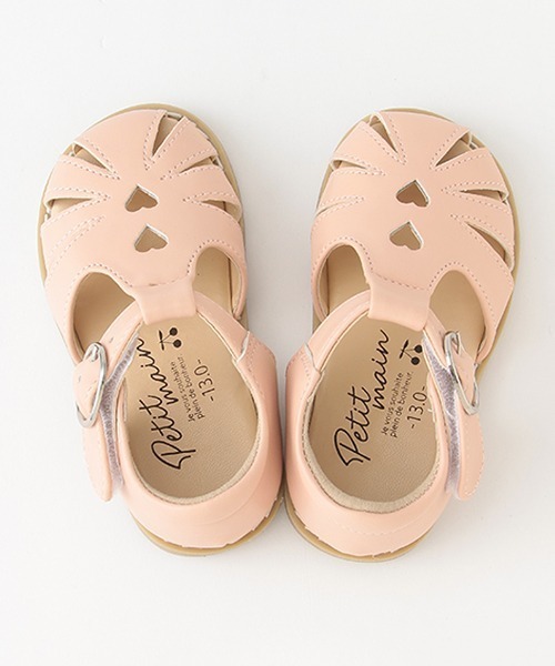 petit main（プティマイン）の「ハートサンダル（サンダル・キッズ・オフホワイト/ピンク/シルバー・14cm/13cm/17cm/16cm/15cm）」の11枚目の写真