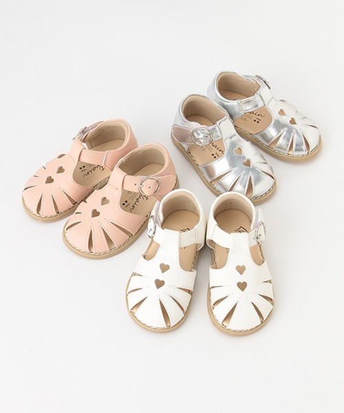 petit main（プティマイン）の「ハートサンダル（サンダル・キッズ・オフホワイト/ピンク/シルバー・14cm/13cm/17cm/16cm/15cm）」の13枚目の写真