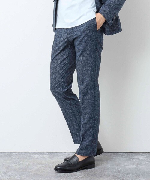 NOLLEY’S（ノーリーズ）の「《ビジカジ / セットアップ対応》COOLDOTS / クールドッツ パンツ（その他パンツ・メンズ・ブルー/チャコールグレー/ネイビー/インディゴブルー/ベージュ・S/M/L/XL）」の4枚目の写真