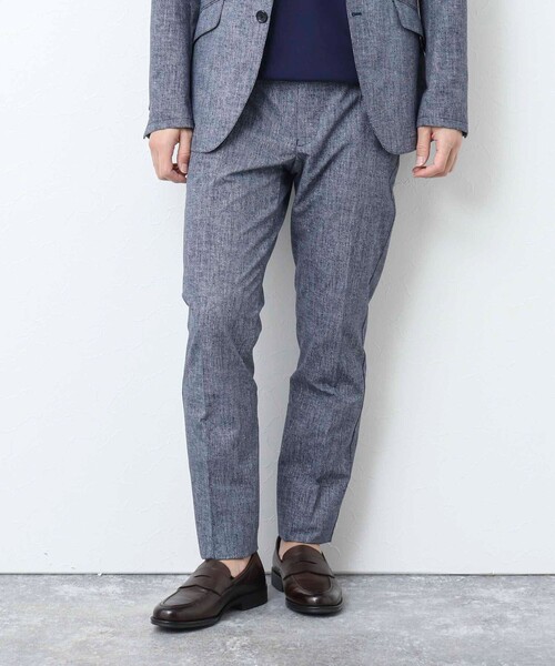 NOLLEY’S（ノーリーズ）の「《ビジカジ / セットアップ対応》COOLDOTS / クールドッツ パンツ（その他パンツ・メンズ・ブルー/チャコールグレー/ネイビー/インディゴブルー/ベージュ・S/M/L/XL）」の5枚目の写真