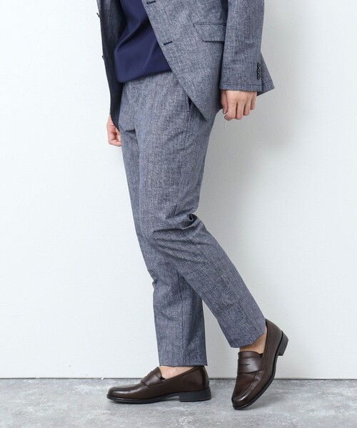 NOLLEY’S（ノーリーズ）の「《ビジカジ / セットアップ対応》COOLDOTS / クールドッツ パンツ（その他パンツ・メンズ・ブルー/チャコールグレー/ネイビー/インディゴブルー/ベージュ・S/M/L/XL）」の8枚目の写真