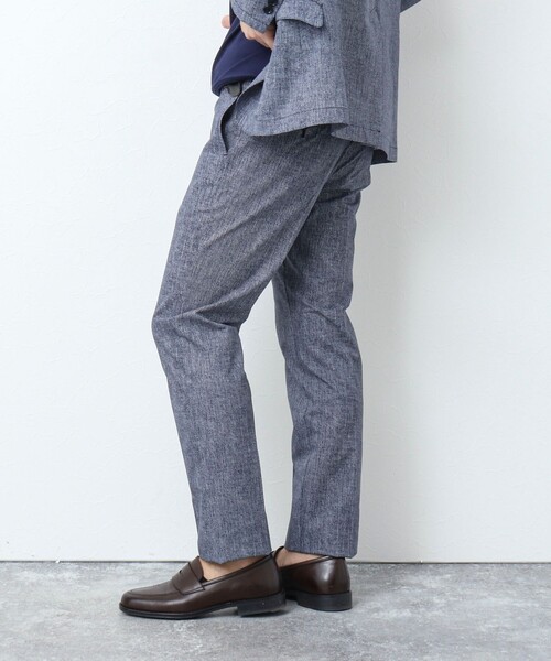 NOLLEY’S（ノーリーズ）の「《ビジカジ / セットアップ対応》COOLDOTS / クールドッツ パンツ（その他パンツ・メンズ・ブルー/チャコールグレー/ネイビー/インディゴブルー/ベージュ・S/M/L/XL）」の9枚目の写真