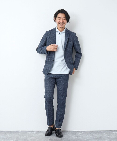 NOLLEY’S（ノーリーズ）の「《ビジカジ / セットアップ対応》COOLDOTS / クールドッツ パンツ（その他パンツ・メンズ・ブルー/チャコールグレー/ネイビー/インディゴブルー/ベージュ・S/M/L/XL）」の14枚目の写真