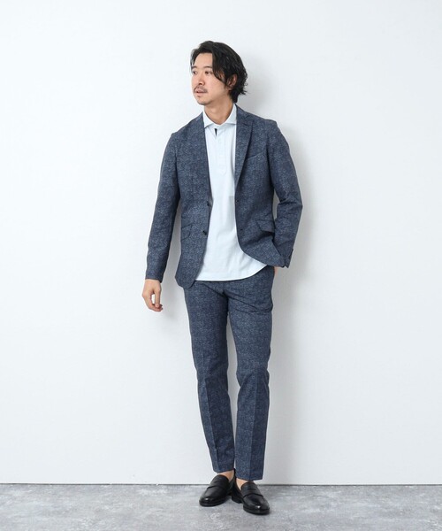 NOLLEY’S（ノーリーズ）の「《ビジカジ / セットアップ対応》COOLDOTS / クールドッツ パンツ（その他パンツ・メンズ・ブルー/チャコールグレー/ネイビー/インディゴブルー/ベージュ・S/M/L/XL）」の15枚目の写真