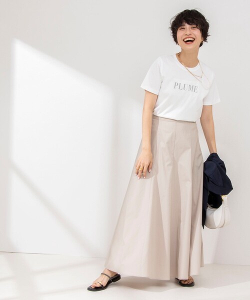 NOLLEY’S Sophi（ノーリーズソフィ）の「アルビニスタスムース ロゴTシャツ（Tシャツ/カットソー・レディース・ホワイト系その他4/グレー/ホワイト・38）」の16枚目の写真