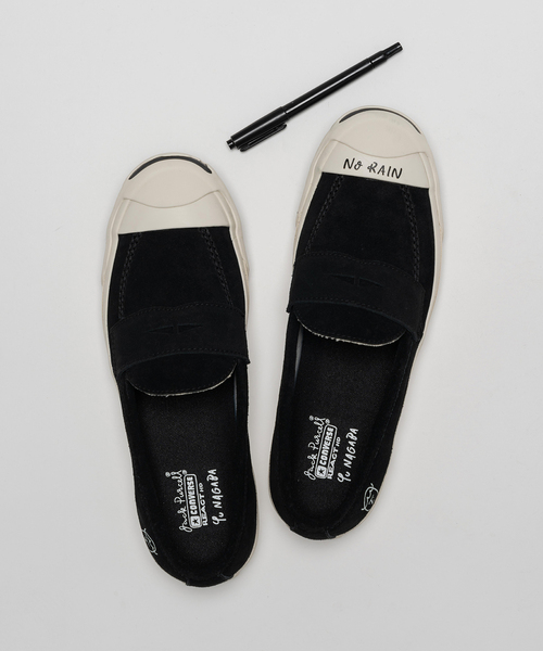 CONVERSE（コンバース）の「【CONVERSE / コンバース】JACK PURCELL LOAFER YU NAGABA（スニーカー・メンズ・ブラック・26cm/26.5cm/27cm/27.5cm/28cm/29cm）」の2枚目の写真