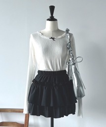 ティアードフリルショートパンツ