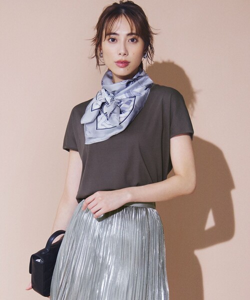 【接触冷感/洗える】フレンチスリーブ IT TEE（Tシャツ/カットソー）｜23区（ニジュウサンク） 8,910円