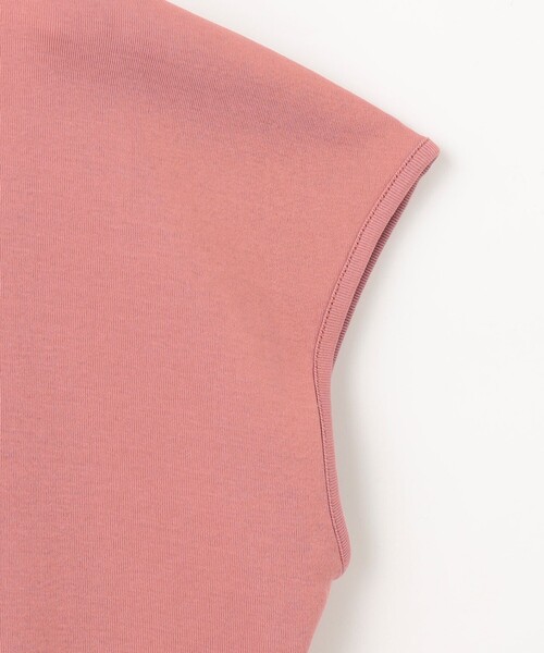 23区 S（ニジュウサンクチイサイサイズ）の「【接触冷感/洗える】フレンチスリーブ IT TEE（Tシャツ/カットソー・レディース・ブラック系/スモーキーグリーン系/ホワイト系/ピンク系/ダークブラウン系/ライトグレー系/オールドローズ系/ブルー系・32）」の11枚目の写真