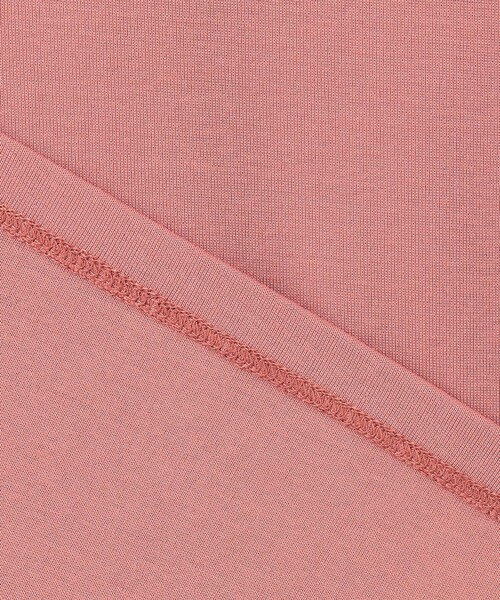 23区 S（ニジュウサンクチイサイサイズ）の「【接触冷感/洗える】フレンチスリーブ IT TEE（Tシャツ/カットソー・レディース・ブラック系/スモーキーグリーン系/ホワイト系/ピンク系/ダークブラウン系/ライトグレー系/オールドローズ系/ブルー系・32）」の13枚目の写真