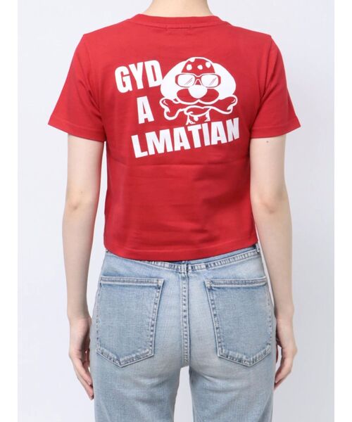 GYDA（ジェイダ）の「GOD REVOL GYDALMATIAN ショートTシャツ（Tシャツ/カットソー・レディース・レッド/ベージュ/オフホワイト/ブラック・FREE）」の12枚目の写真