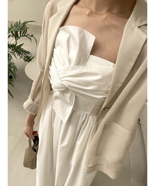 SNIDEL（スナイデル）の「シアーシャツジャケット（テーラード