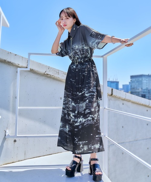 HARE（ハレ）の「yakeiガラワンピース(HARE)（ワンピース）」 - WEAR