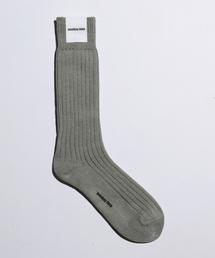 MONKEY TIME | ＜monkey time＞ SOLID RIB LONG SOCKS/ソックス(ソックス/靴下)