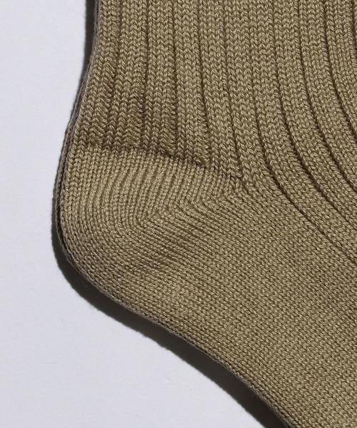 MONKEY TIME（モンキータイム）の「＜monkey time＞ SOLID RIB LONG SOCKS/ソックス◆（ソックス/靴下・メンズ・グレー/ベージュ・フリー）」の4枚目の写真